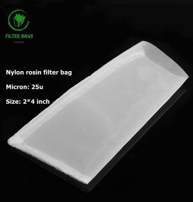 25micron 2*4 inch nylon heat press rosin filter bags 