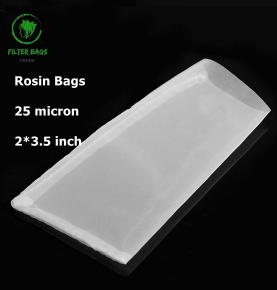 25 Micron 2 x 3.5 inch Premium Nylon Rosin Filter Press Screen Micron Bags 