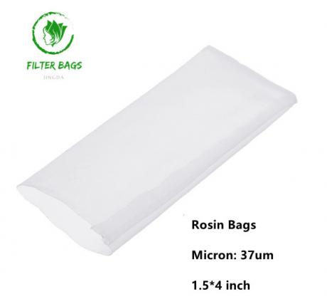 37um Food Grade Polyester 1.5 x 4 inch Rosin Extraction Filter Bags for Flower