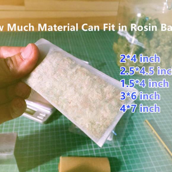 How Much Material Can Fit in Rosin Filter Bags?