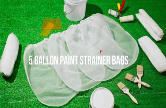 5 gallon paint strainer bags with nylon material elastic top.jpg