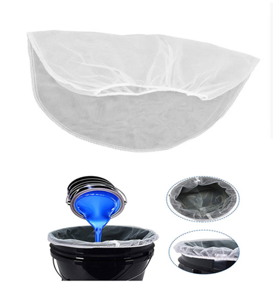 10-15L White Fine Mesh Bucket Elastic Opening Paint Strainer Bags For Hydroponic Painting Gardening.jpg